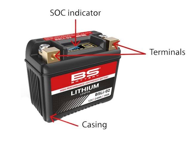 Vignette Batterie moto lithium 12 V